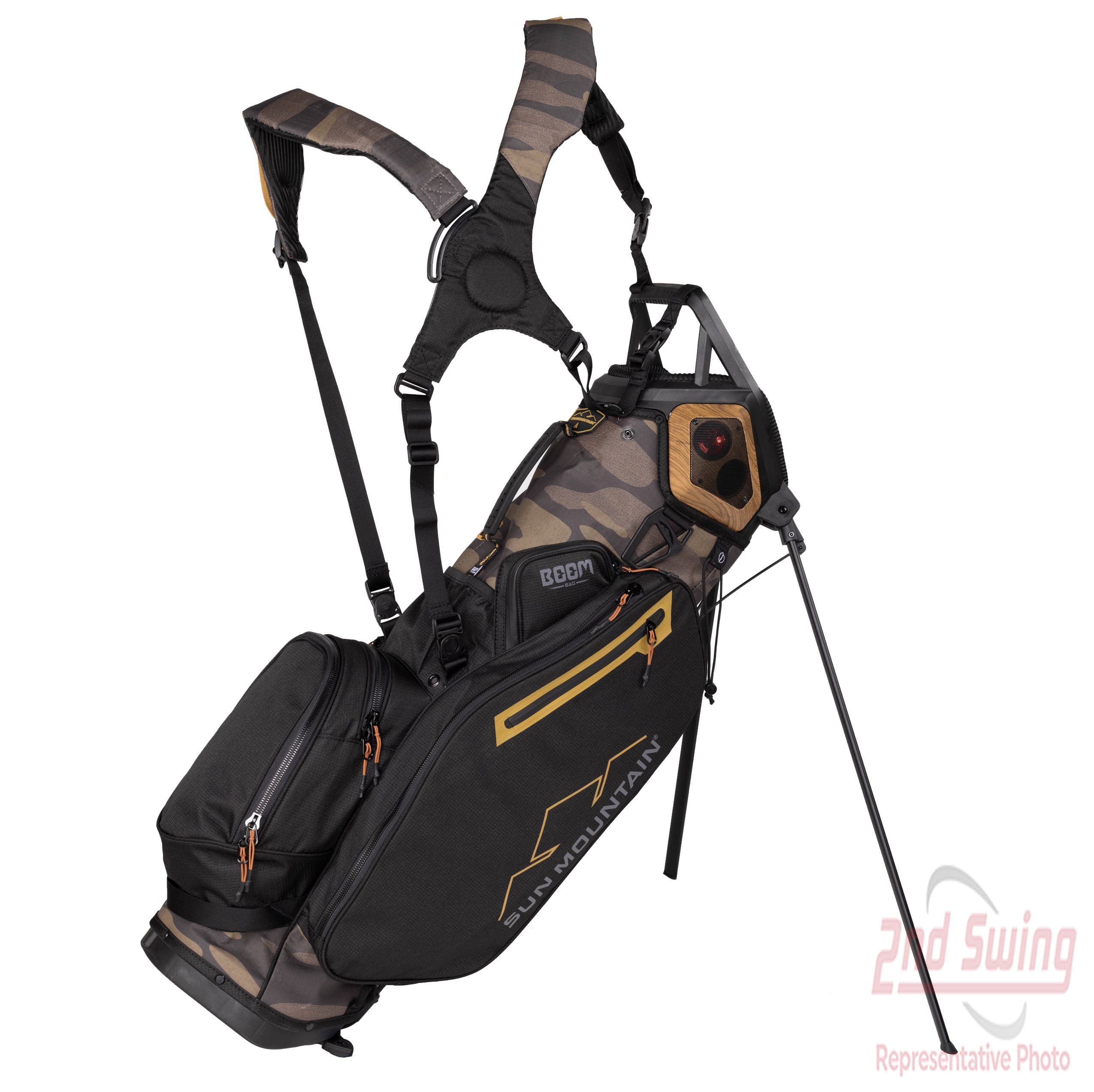Sun Mountain 2021 4.5LS Golf Stand Bag (Black-Carbon) :B08J9M82KH